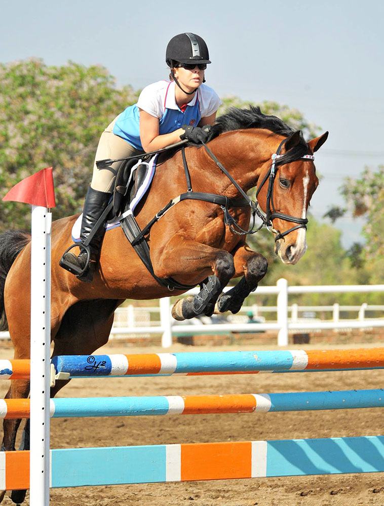 Kristen FitzPatrick showjumping